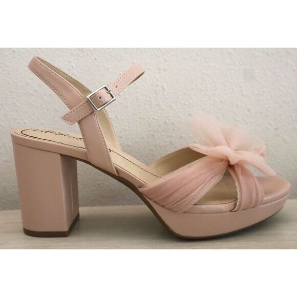 LifeStride Women Sz 8.5W True Blush Pink Synthetic Last Dance Dress Sandals - Picture 7 of 11